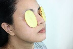 o uso de patacas para o rexuvenecemento dos ollos